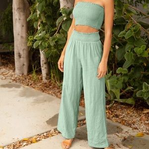 Sage green two piece